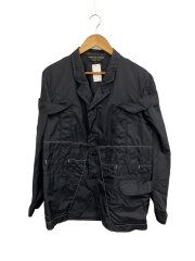 AD2003/変形テーラードジャケット/M/ナイロン/BLK/PM-J035