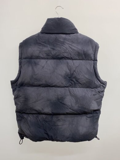 商品画像：2024AW W-RAVEEL-SL ヴィンテージ加工ダウンベスト/46/BLK/A14403 2