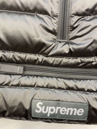 商品画像：Micro Down Half Zip Hooded/L/ナイロン/SLV/シミ有 7