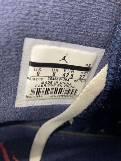 商品画像：AIR JORDAN 6 RETRO/エアジョーダンレトロ/ホワイト/384664-104/27cm/WHT 5