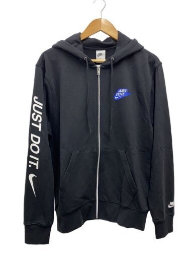 商品画像：フレンチ テリー ジップパーカー/M/コットン/BLK/無地/IF0726-010/タグ付き 1