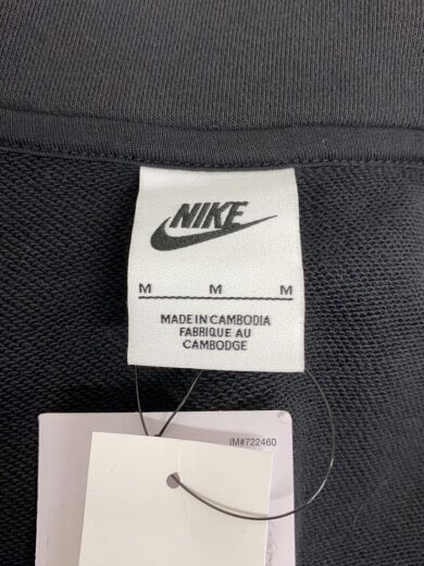 商品画像：フレンチ テリー ジップパーカー/M/コットン/BLK/無地/IF0726-010/タグ付き 3