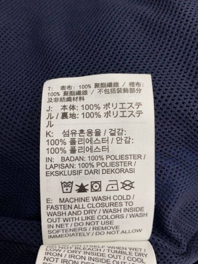 商品画像：フリースジャケット/XXL/ポリエステル/BLU/チェック/FZ0898-475 4