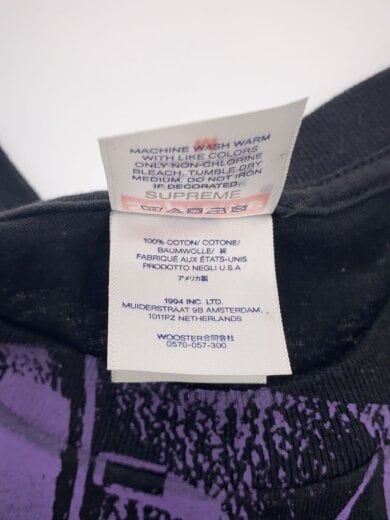 商品画像：Collage Tee/Tシャツ/M/コットン/BLK 4