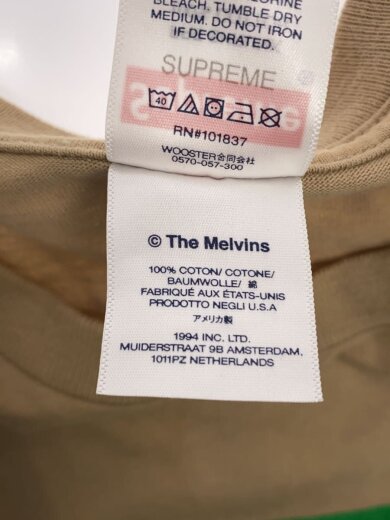 商品画像：melvins print tee/Tシャツ/M/コットン/CML 4