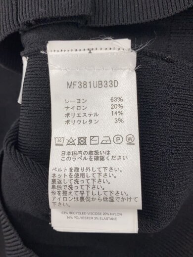 商品画像：長袖ワンピース/XS/レーヨン/BLK/MF381UB33D 4