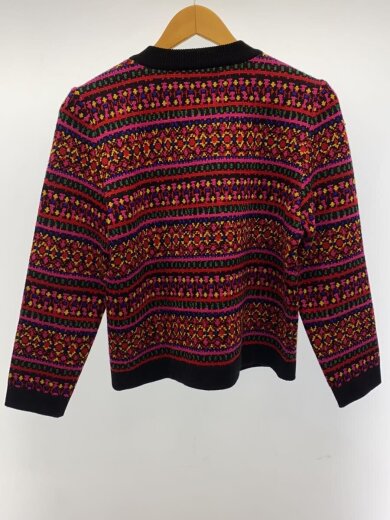 商品画像：オールド 総柄カーディガン(厚手)/M/ウール/PNK 2