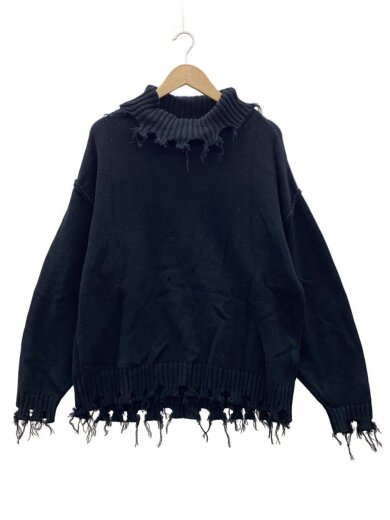 商品画像：DAMEGE TURTLE KNIT/M/コットン/BLK/VTM-20-N-126// 1