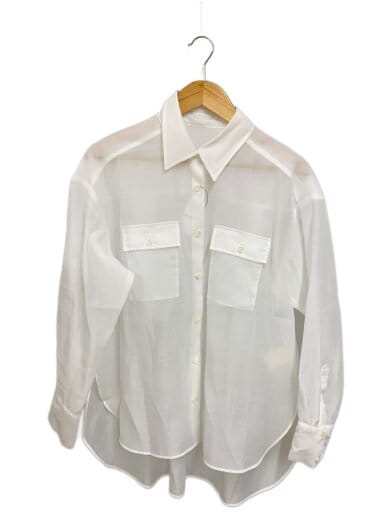 商品画像：2025SS シアーコンビオーバーシャツ/38/--/WHT/03252 41323-00 1