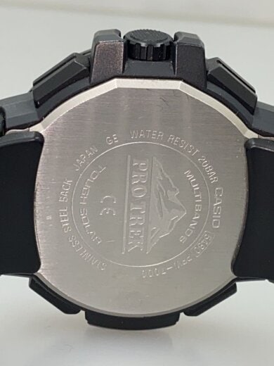 商品画像：ソーラー腕時計・PROTREK/デジアナ/ラバー/BLK/GRY/SS 3