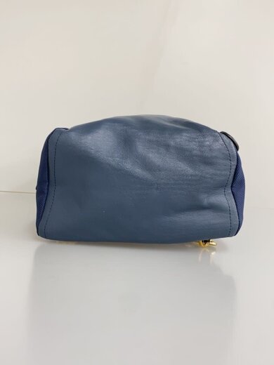 商品画像：リュック/レザー/NVY 4