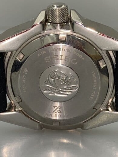 商品画像：自動巻腕時計/アナログ/ラバー/NVY/BLK/4R35-01V0 3