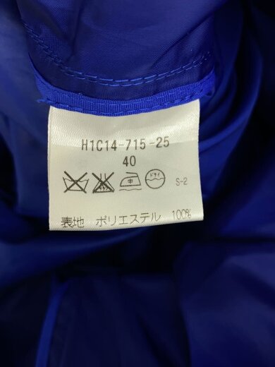 商品画像：ステンカラーコート/40/ポリエステル/BLU/H1C14-715-25 4