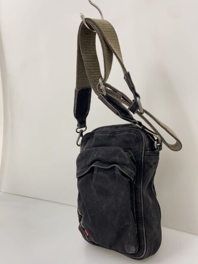 商品画像：ショルダーバッグ/コットン/BLK 2
