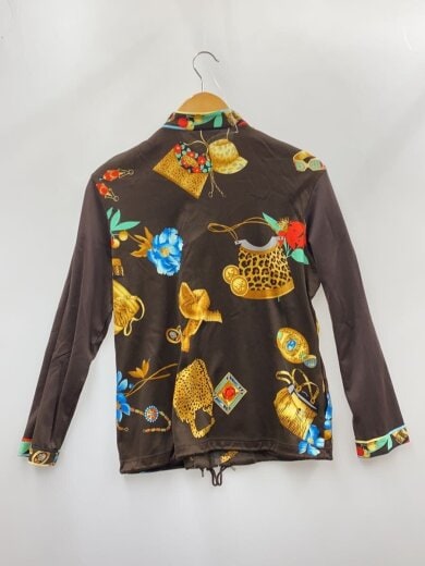 商品画像：バッグ・宝石柄 ジャケット/L/コットン/BRW 2
