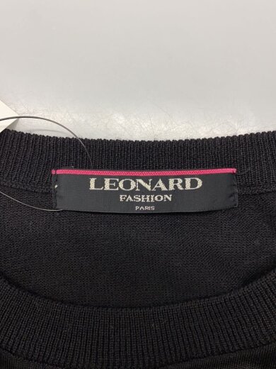 商品画像：宝石柄ニット・セーター(薄手)/M/ウール/BLK 3