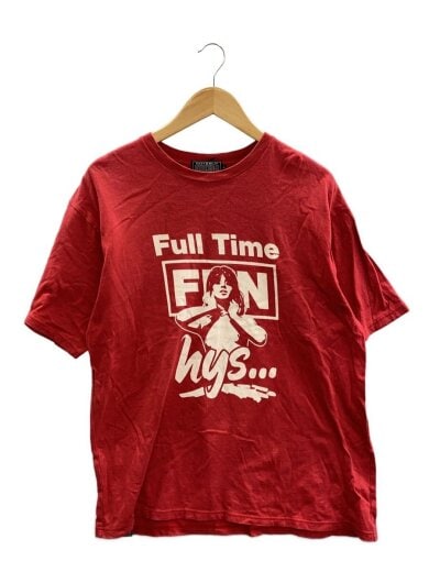 商品画像：2024SS FULL TIME FUN Tシャツ/L/コットン/RED/02241CT07// 1