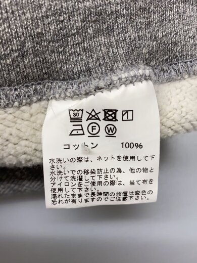 商品画像：ジップパーカー/S/コットン/GRY 4