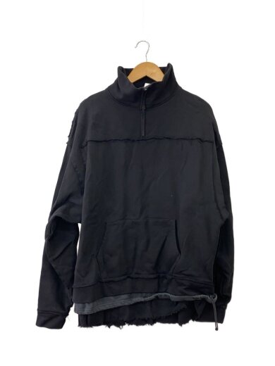 商品画像：Anorak Layered Sweatshirt/FREE/コットン/BLK/0125010602// 1