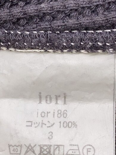 商品画像：スウェット/3/コットン/BLK/iori86// 4