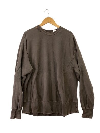 商品画像：DYED DAMAGE SWEAT SHIRT/スウェット/2/コットン/BRW/無地/ANC-CT14 1