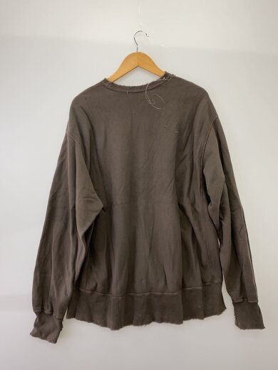 商品画像：DYED DAMAGE SWEAT SHIRT/スウェット/2/コットン/BRW/無地/ANC-CT14 2