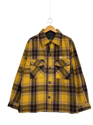 商品画像：シャツジャケット/XL/ウール/YLW/チェック// 1
