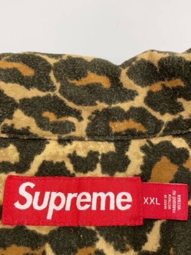 商品画像：2025AW Flannel Pajama Shirt Leopard/XXL/コットン/BEG 3