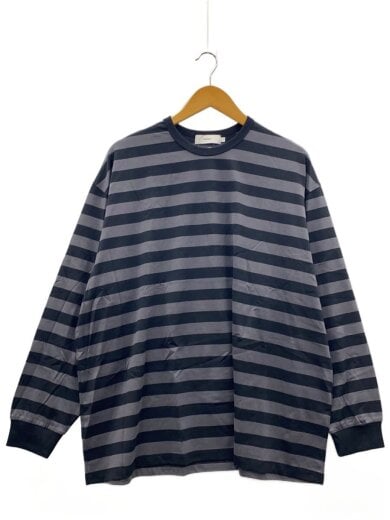 商品画像：Border L/S Tee/2/コットン/GRY/ボーダー// 1