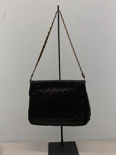 商品画像：キルティング/チェーンショルダーバッグ/レザー/BLK 3
