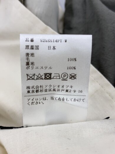 商品画像：25SS/WOOL JUDO SHORTS/46/ウール/GRY/S25SS14PT-W 4