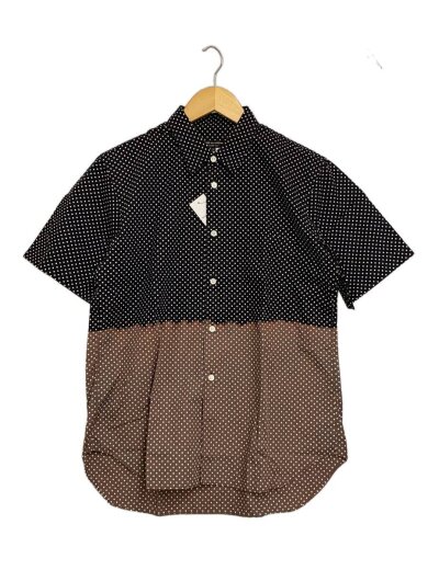 商品画像：2009SS S/Sバイカラーポルカドットシャツ/S/コットン/BLK/AD2008/PC-B047// 1
