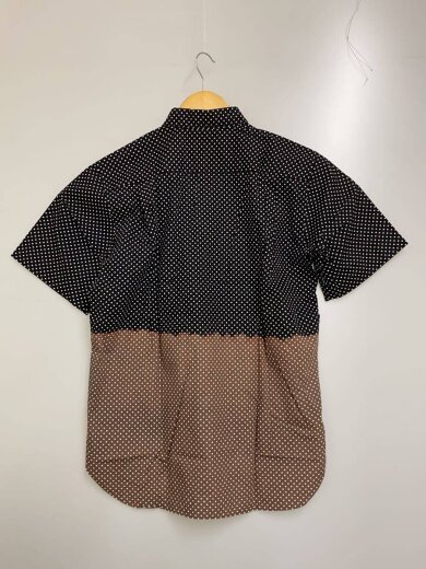 商品画像：2009SS S/Sバイカラーポルカドットシャツ/S/コットン/BLK/AD2008/PC-B047// 2