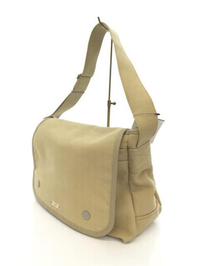 画像：LUGGAGE LABELショルダーバッグ/コットン/CRM　LUGGAGE LABEL ラゲッジレーベル クリーム2