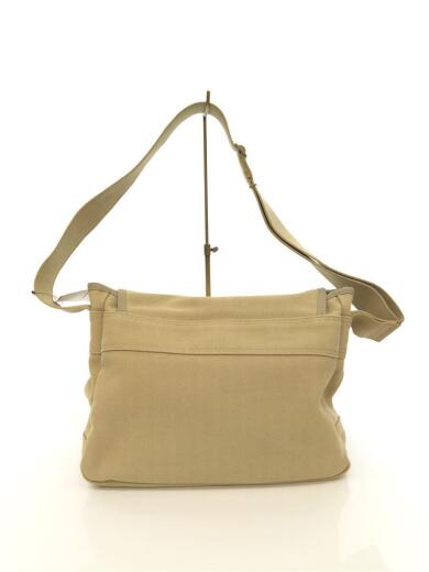 画像：LUGGAGE LABELショルダーバッグ/コットン/CRM　LUGGAGE LABEL ラゲッジレーベル クリーム3