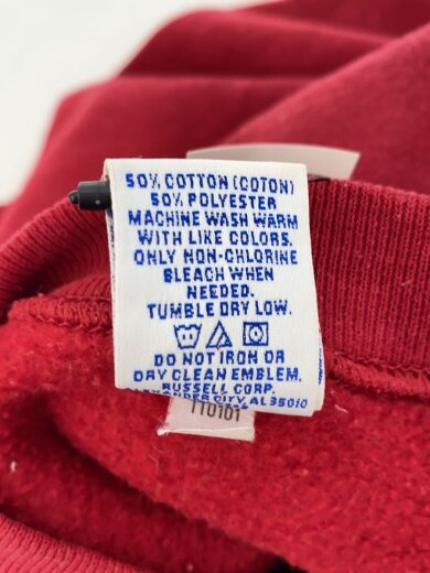 商品画像：90s/メキシコ製/前V/スウェット/M/コットン/RED 4