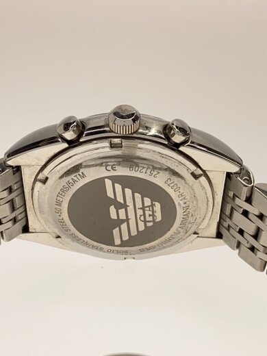 商品画像：クォーツ腕時計/アナログ/ステンレス/BLK/SLV/AR-0373 3