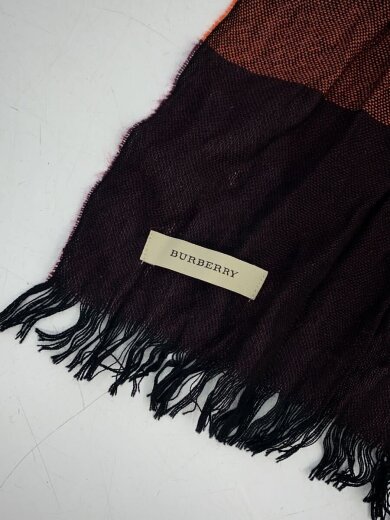 商品画像：ストール/ウール/BRW/ボーダー/レディース 5