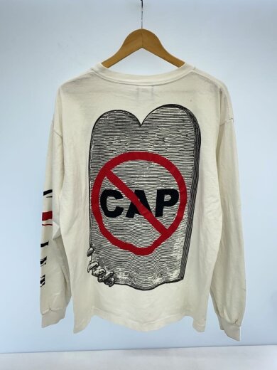 商品画像：長袖Tシャツ/L/コットン/WHT/プリント/SM-S22-0000-069 2