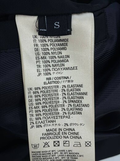 商品画像：ナイロンジャケット/S/ナイロン/BLK/00E8F200 4