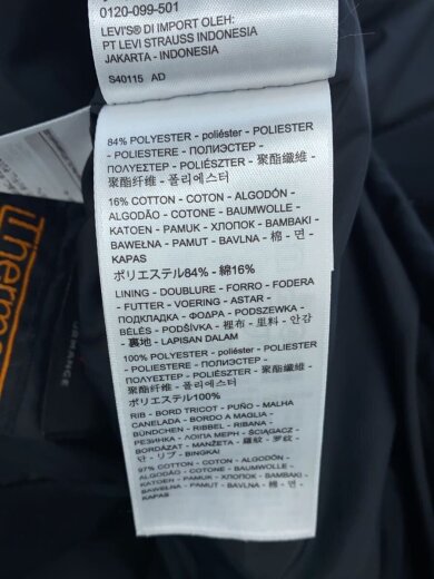 商品画像：キルティングジャケット/S/ポリエステル/BLK/PC9-28690-0002 5