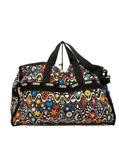 商品画像：ボストンバッグ/--/BLK/総柄 1