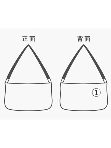 商品画像：ショルダーバッグ/コットン/WHT/全体的に汚れ有 8