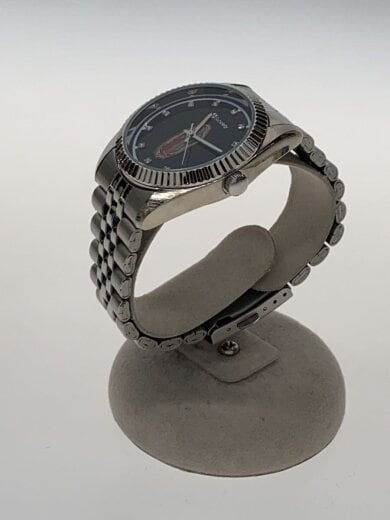 商品画像：クォーツ腕時計/アナログ/ステンレス/BLK/SLV 2