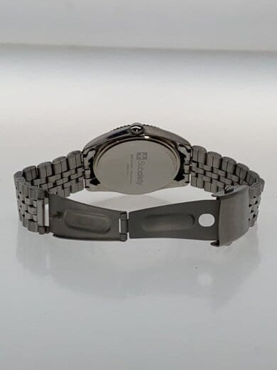 商品画像：クォーツ腕時計/アナログ/ステンレス/BLK/SLV 4