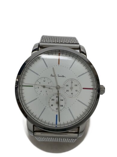 商品画像：クォーツ腕時計/アナログ/ステンレス/SLV/SLV/SS/P10111 1