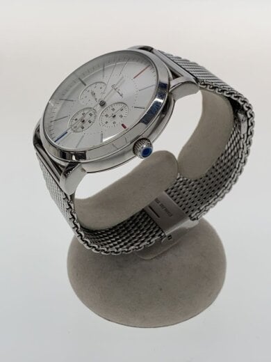 商品画像：クォーツ腕時計/アナログ/ステンレス/SLV/SLV/SS/P10111 2