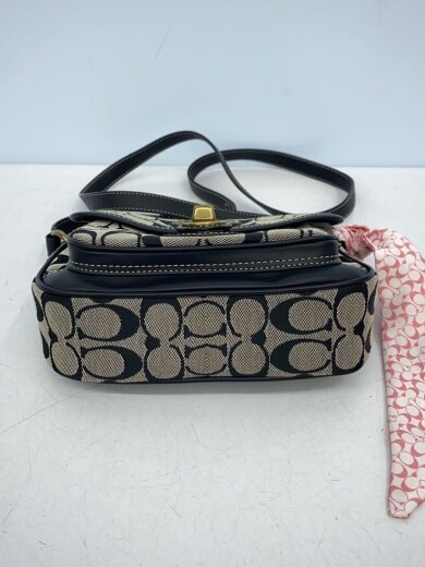 商品画像：クリケット・ショルダーバッグ_シグネチャー_ブラック/キャンバス/GRY/総柄 4