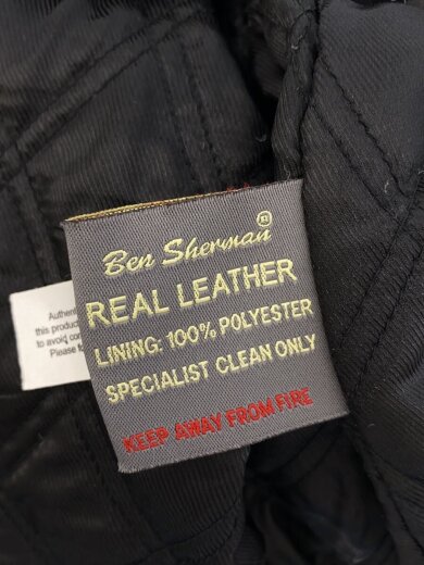 商品画像：レザージャケット・ブルゾン/XL/レザー/BLK 4