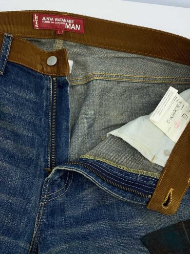 商品画像：11AW/Denim Patch Work Pants/ボトム/L/デニム/BLU/WH-P902// 3